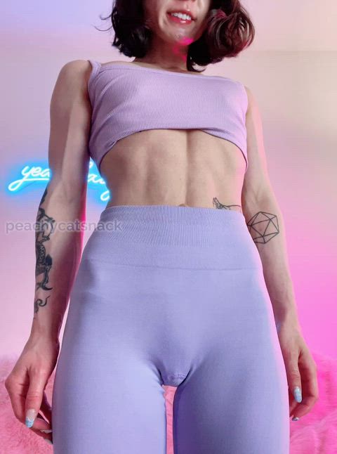 fit fitness muscles muscular girl small tits clip