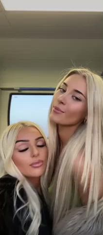 blonde long tongue tits clip