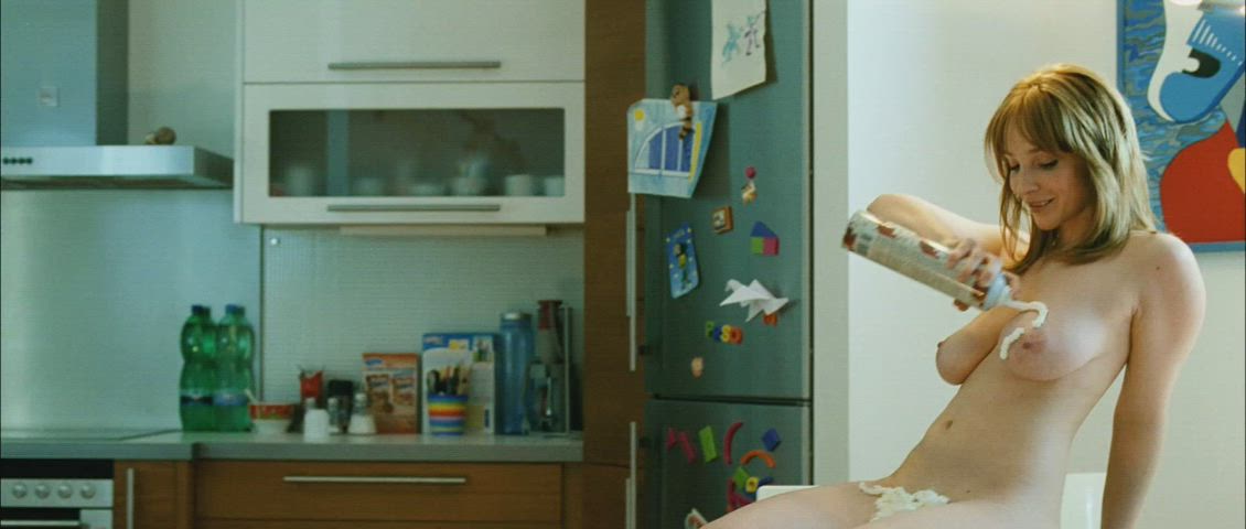 licking nude topless clip