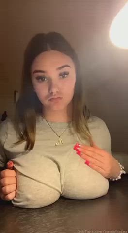Teen titty drop