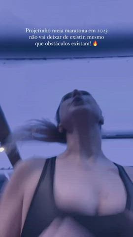 blonde cute natural tits clip