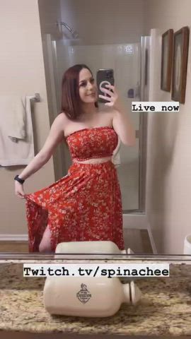 Big Tits Dress Gamer Girl Huge Tits Natural Tits clip