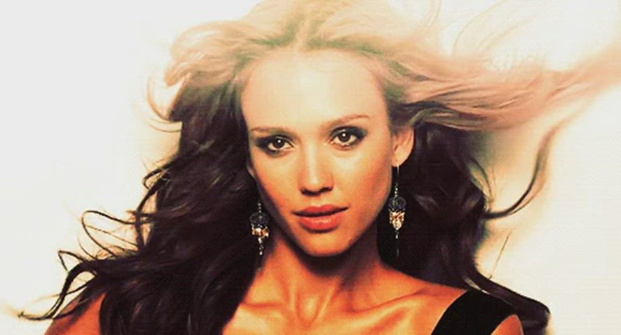 jessica alba reaction sexy clip