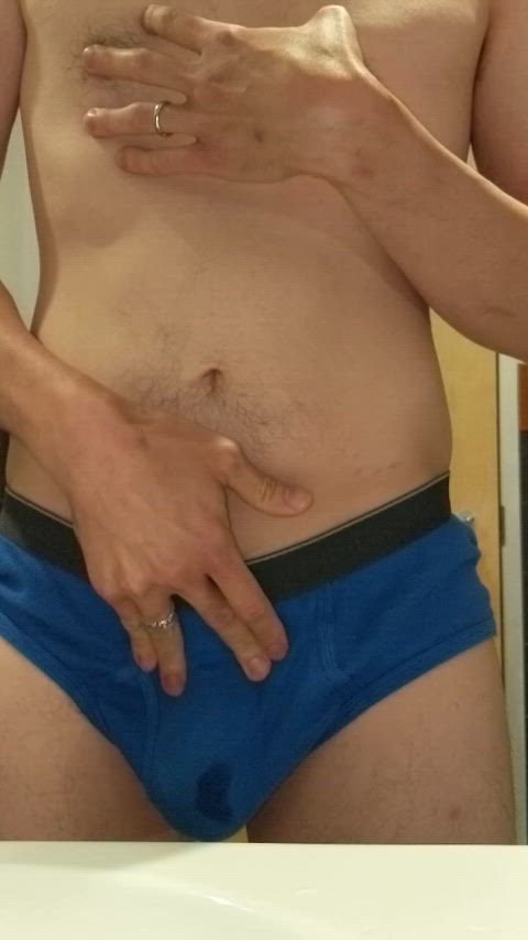 foreplay foreskin gay hairy cock precum clip