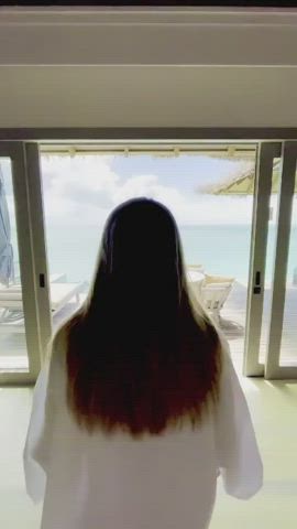 bikini brazilian brunette celebrity tattoo thick thong clip
