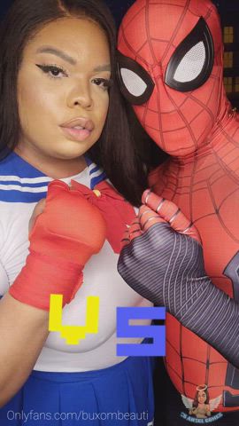 bbc cartoon cosplay interracial trans woman clip