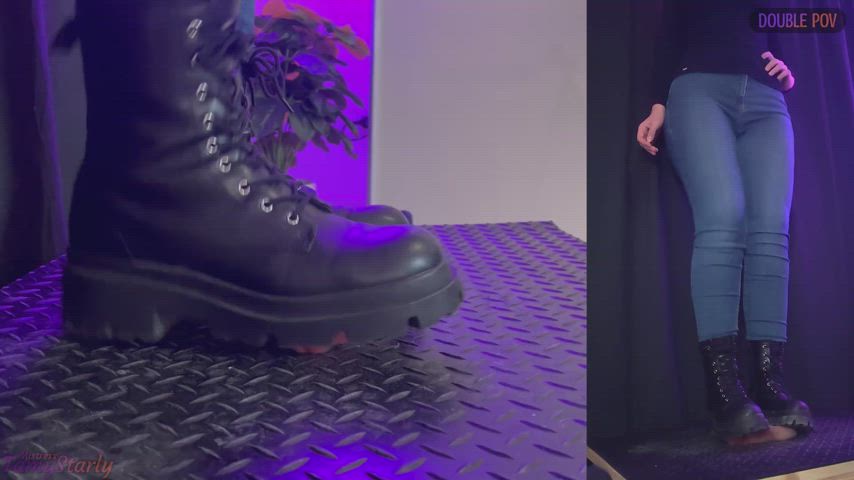ballbusting cbt mistress shoe shoes clip