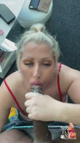 deepthroat interracial sloppy clip