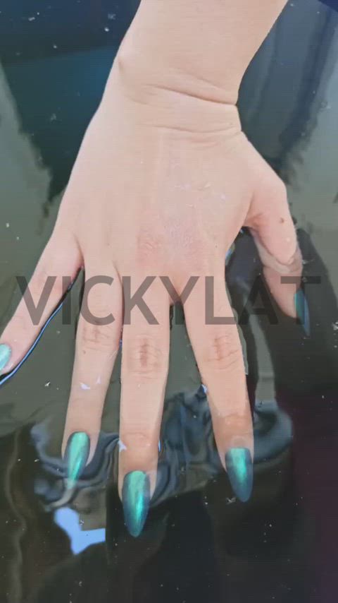 fetish goddess nails polish clip