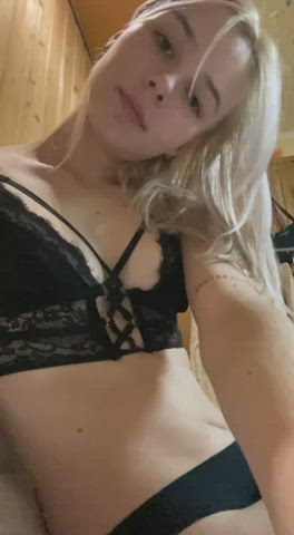 blonde lingerie petite teen clip