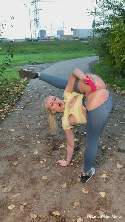 what will you do if you see me masturbating right on your way?