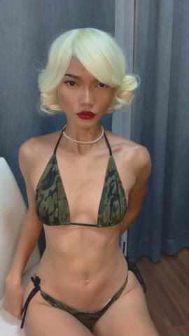 Blonde Dancing Lingerie clip