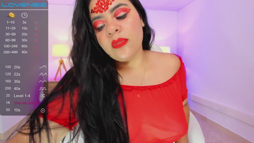 bbw big nipples big tits boobs chubby latina licking nipples tits clip