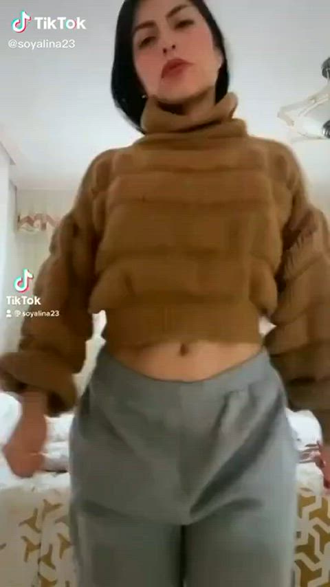 18 years old amateur ass babe booty girls homemade pretty teen tiktok clip