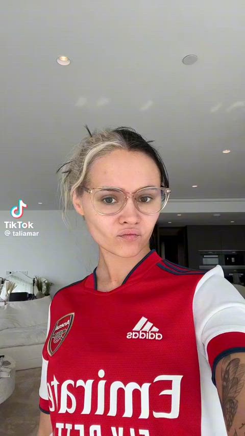 blonde boobs british celebrity cleavage talia mint tiktok tits celebs just-boobs