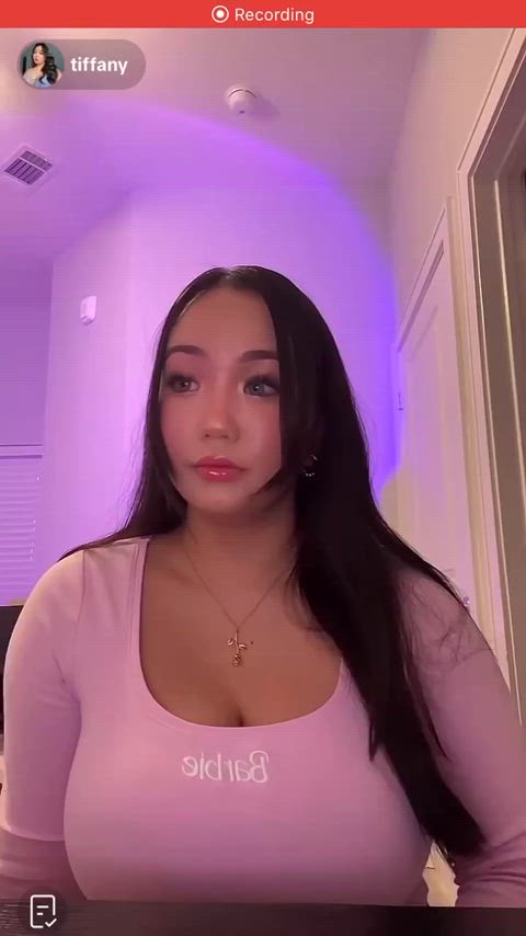 asian big tits boobs pretty tiktok clip