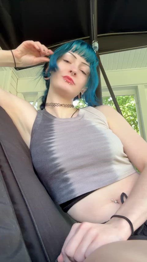 flashing goth tits bigger-than-you-thought goth-girls just-boobs titty-drop clip