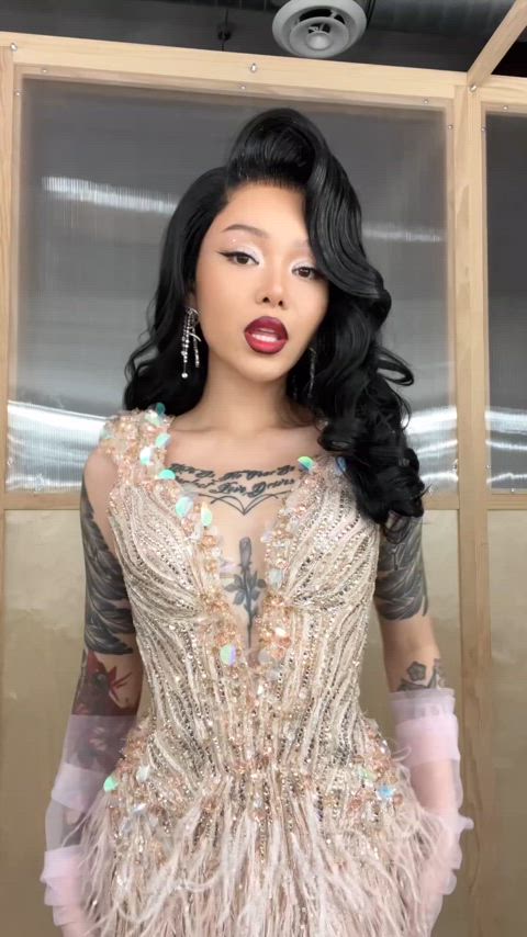 asian celebrity cute tiktok clip