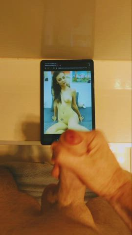 Babe Boobs Camgirl Cumshot Tribute clip