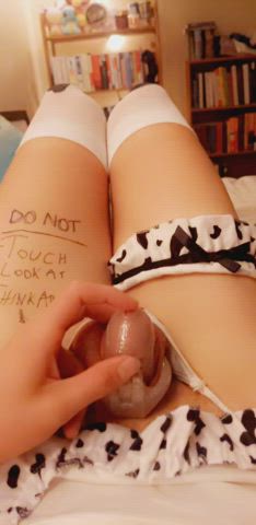 chastity edging femboy sissy trans clip