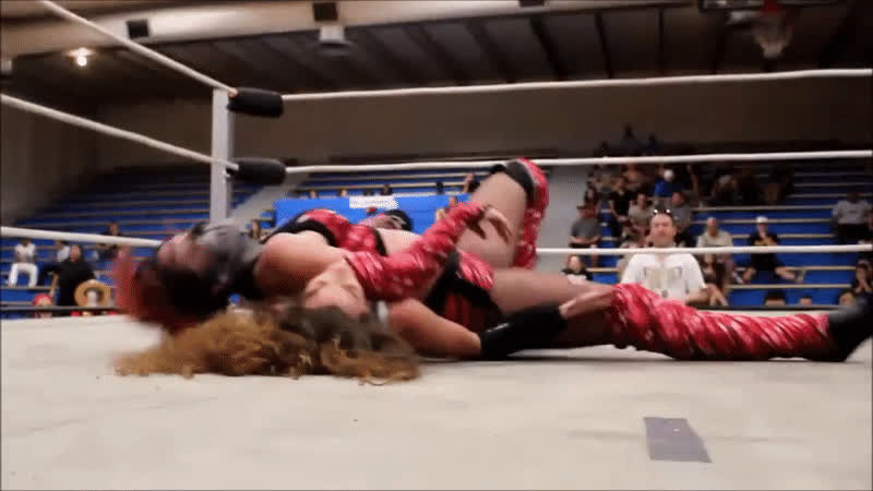 brunette white girl wrestling clip