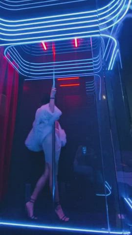 asian pole dance tattoo tease teasing clip