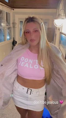 blonde halloween teen clip