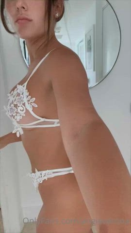 angie varona brunette underwear clip