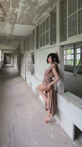 Asian Cute Korean Legs Model clip