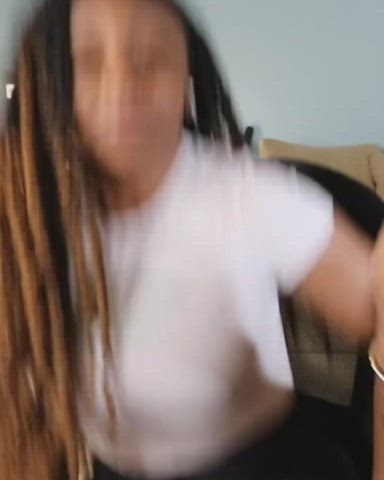 Big Tits Busty Ebony Tight clip