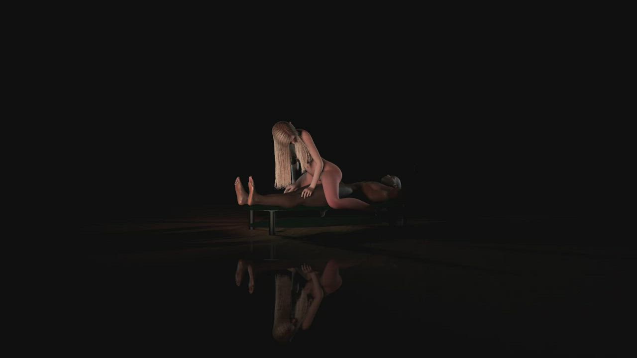 Bed Sex Blonde Elf clip