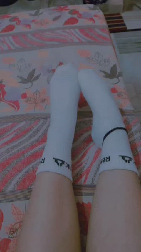 ankle socks foot fetish footjob socks tease teasing clip