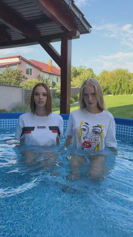 Two besties π―ββοΈ we are shooting the craziest content requests together