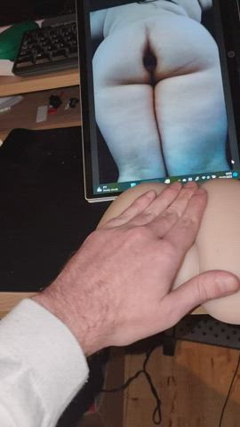 ass cock fleshlight masturbating tribute clip