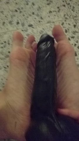 BBC Huge Dildo Mistress Soles Toes clip