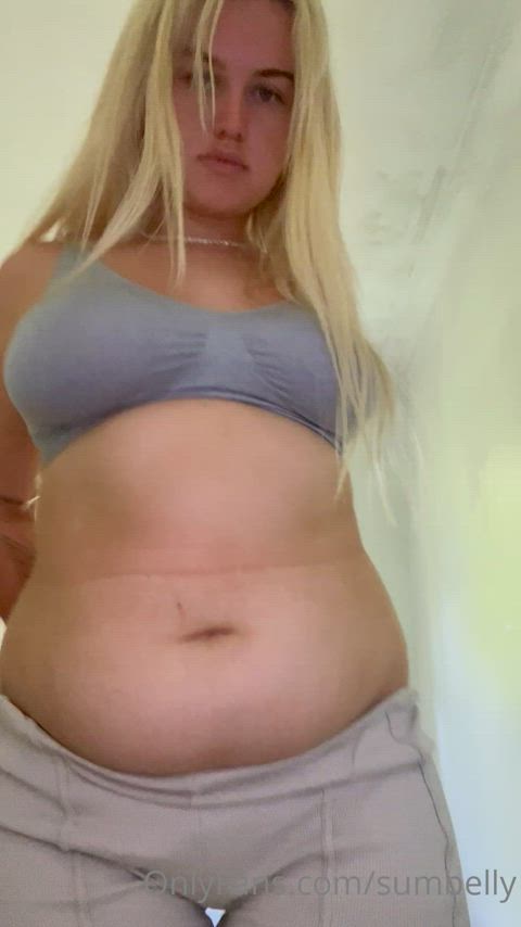 blonde chubby jiggle underwear clip