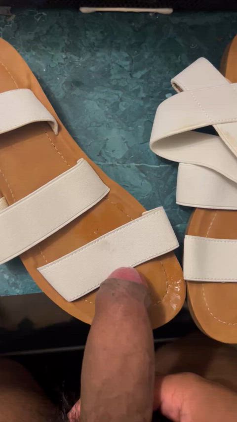 fucked precum sandals clip
