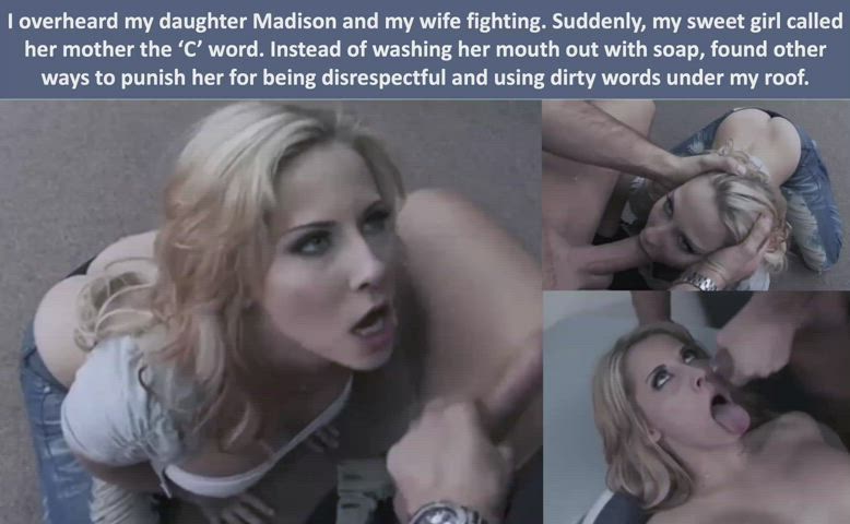 18 Years Old Daughter Facial Punishment Taboo clip