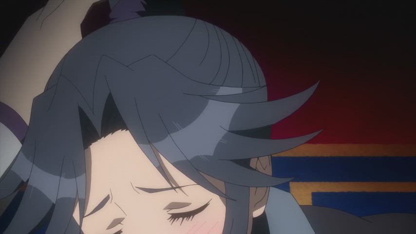 animation big tits hair pulling clip