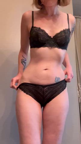 lingerie milf panties striptease clip