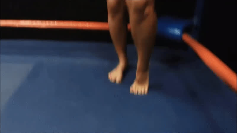 akira lane asian ass bikini brunette wrestling clip