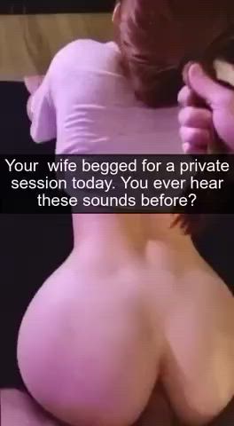 big dick caption doggystyle wife clip