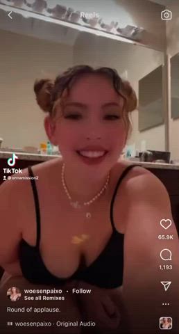 ass girls pretty sex teasing teen tiktok tits clip