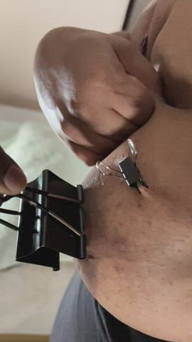 That feeling when the blood rushes back into your nipple... (mf)