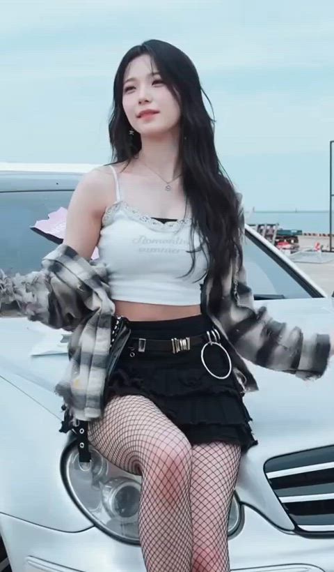 asian korean long hair pale kpop clip
