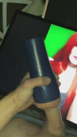 cum fleshlight redhead tribute clip