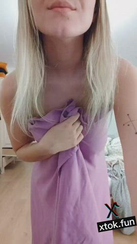 Big Tits Blonde Natural Tits Nude TikTok clip