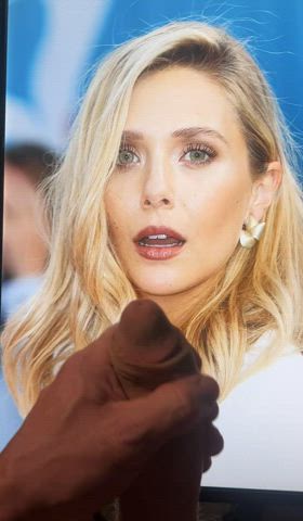 Elizabeth Olsen cumtribute