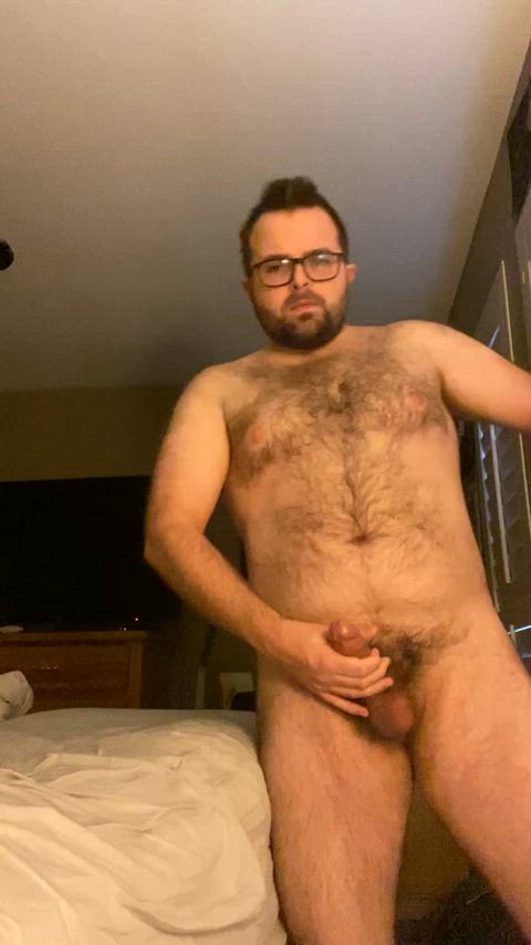 hairy jerk off masturbating naked penis clip