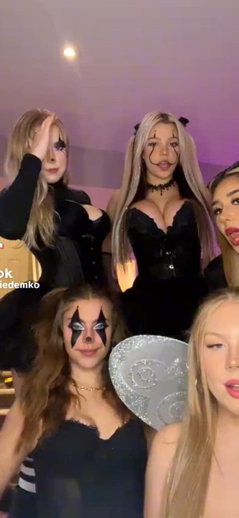 big tits halloween teen tits clip